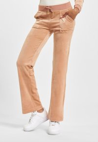 Juicy Couture DEL RAY GOLD HARDWARE  - Nohavice - cafe au lait