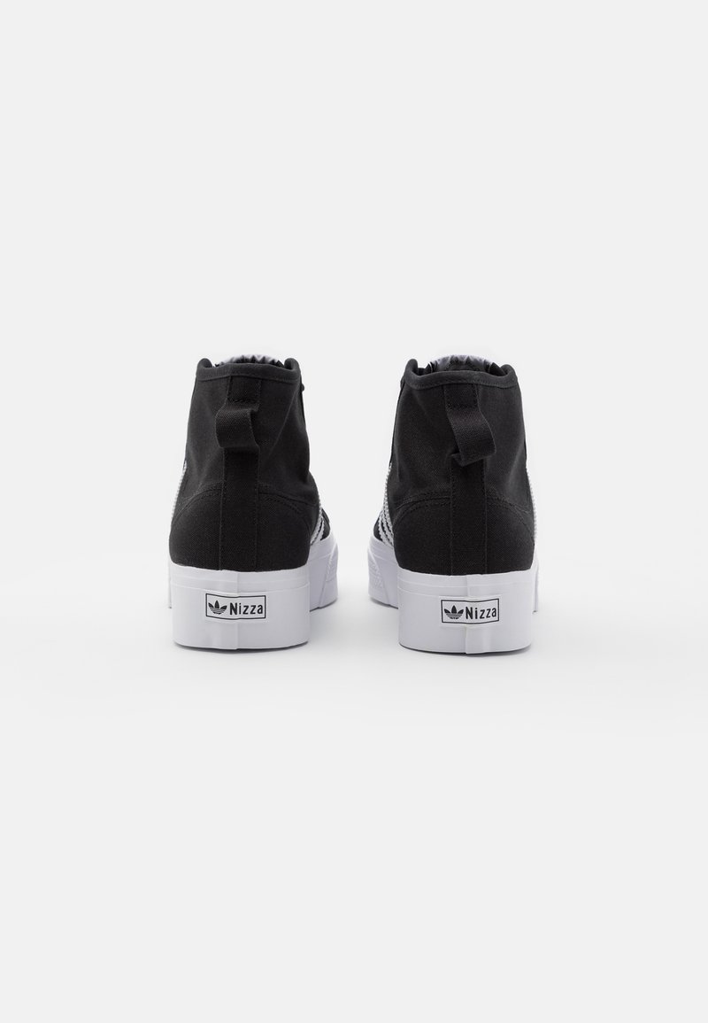 adidas Originals NIZZA - High-top trainers - core black/footwear white/black  - Zalando.ie