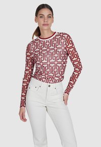 Marc Aurel Langarmshirt - milk melange varied
