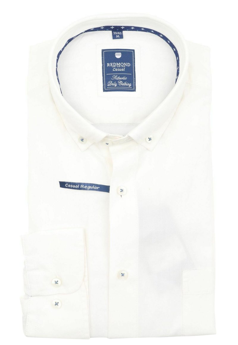 Redmond REGULAR FIT Shirt weiß/white Zalando