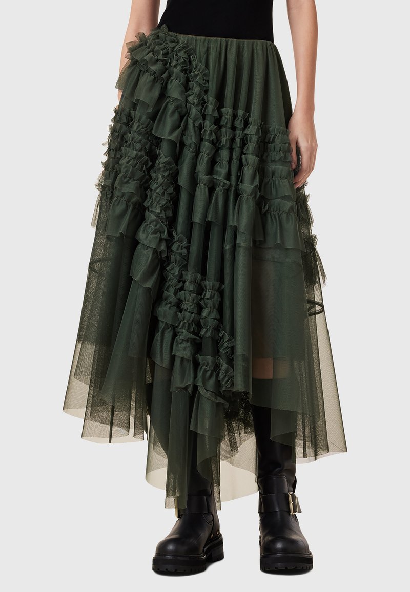 AllSaints JEN  - Falda acampanada - green