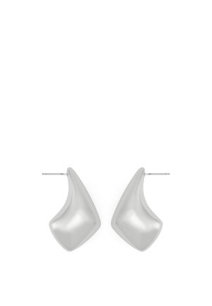 VINTAGE PUFFY HOOP - Orecchini - medium grey