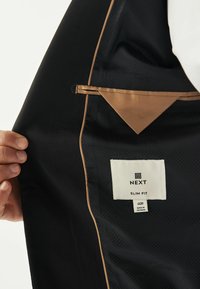 Next SLIM FIT PATTERNED VELVET - Puvuntakki - navy