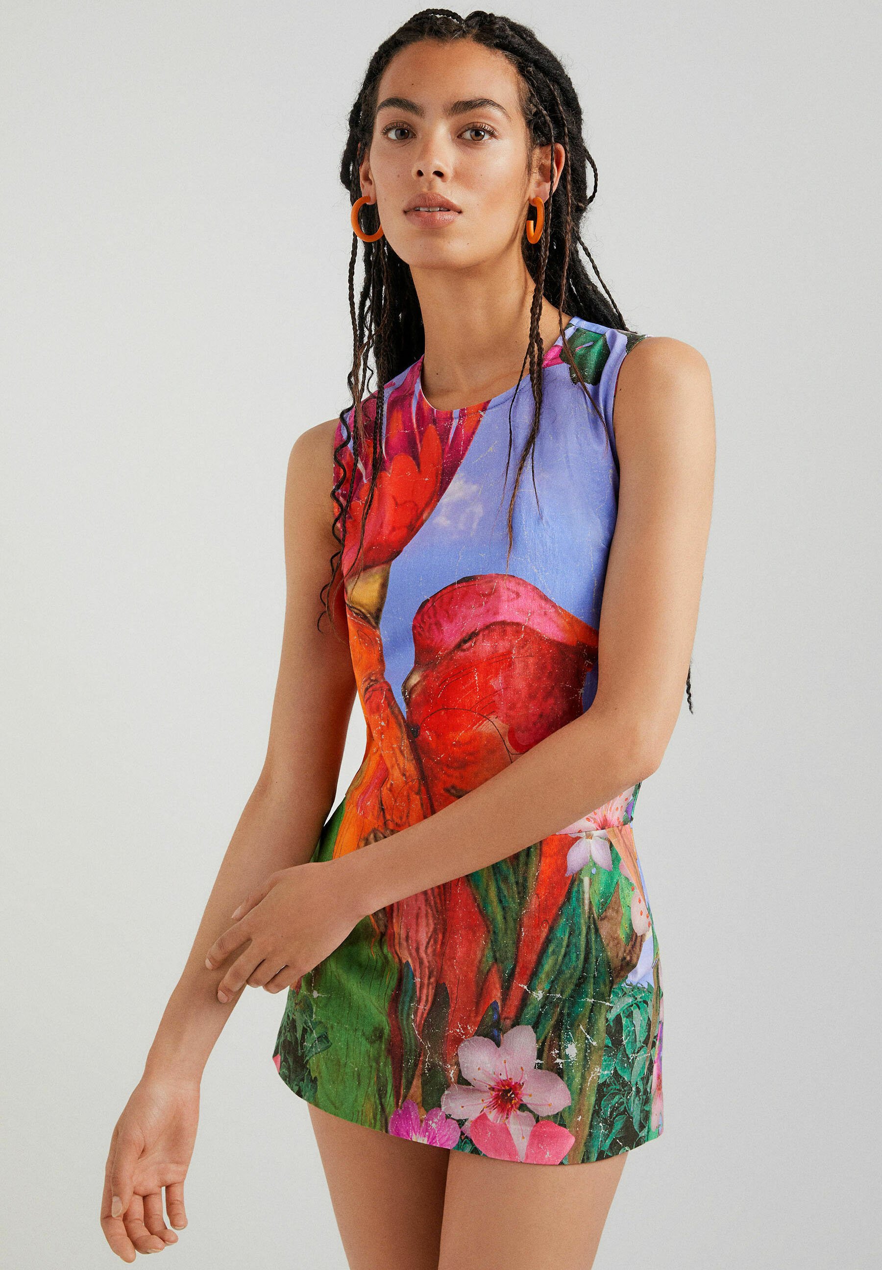 Desigual Vestito estivo - multi coloured/celeste - Zalando.it