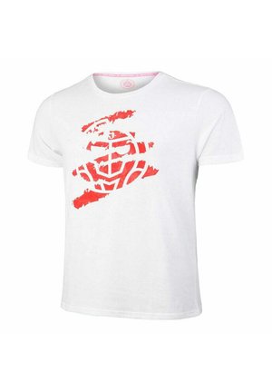 SALIOU ÖTV LIFESTYLE - T-shirt con stampa - white/red