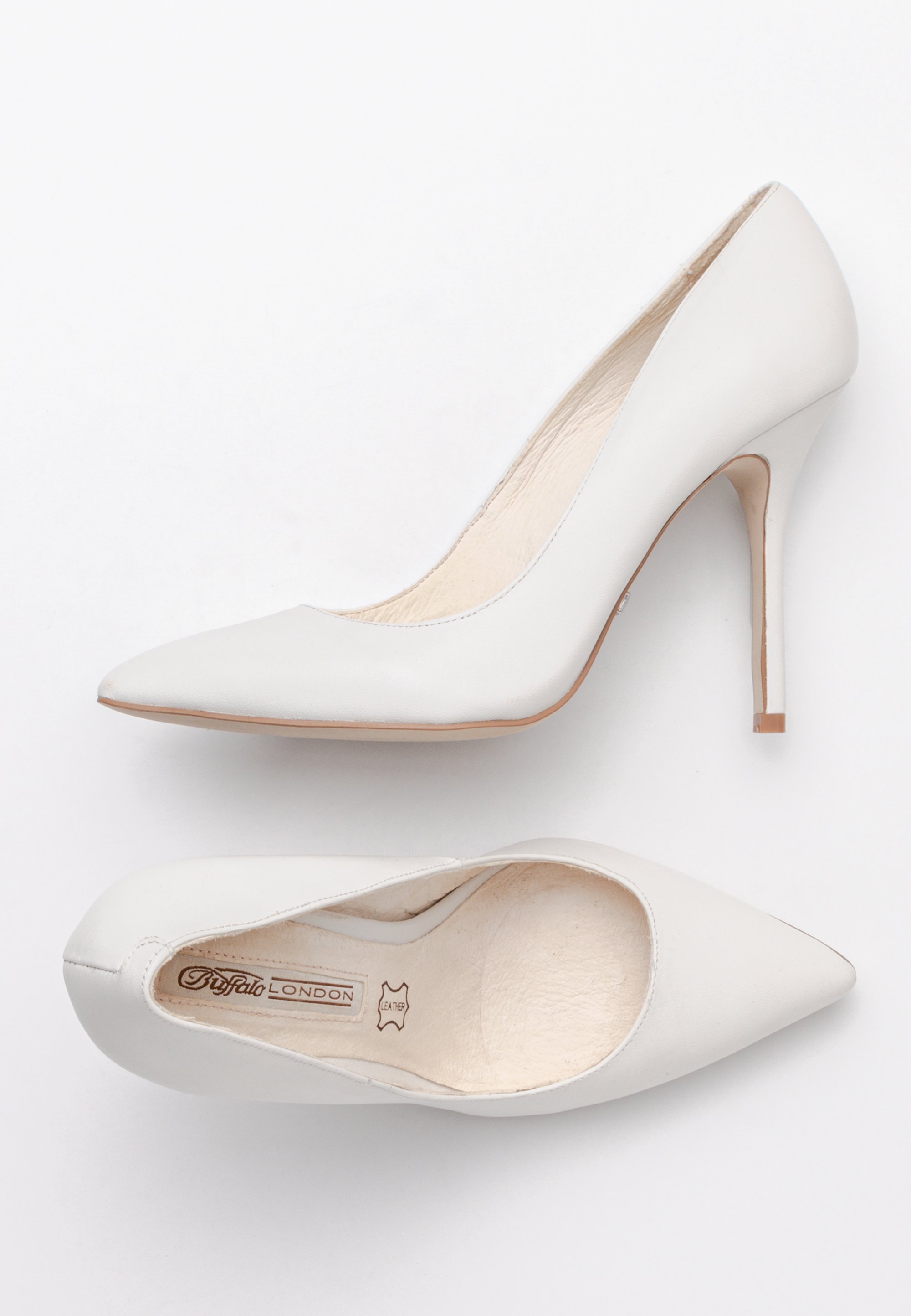 Buffalo Classic heels white (Pre-owned) Zalando