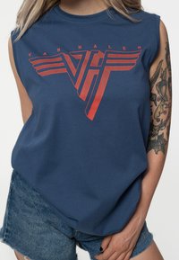 Paradiso Clothing VAN HALEN CLASSIC RED LOGO MUSCLE - Top - blue