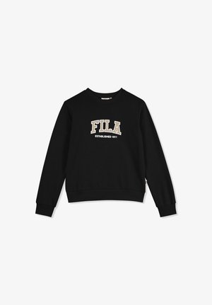 Fila, APPAREL RIFREDI REGULAR GRAPHIC CREWNECK SWEATSHIRT - Felpa - black