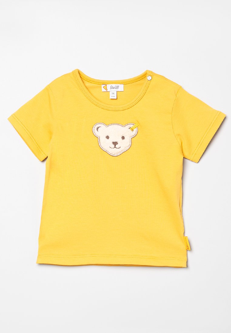 Steiff T-shirt print geel Steiff T-shirt print geel