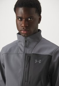 Under Armour SHIELD JACKET - Veste softshell - castlerock/black