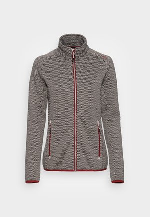 WOMAN JACKET - Fleece jacket - bone/nero