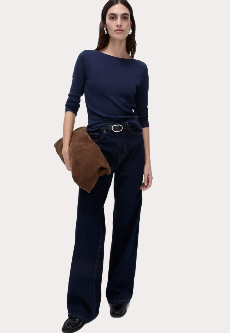Marks & Spencer SLIM FIT - Langarmshirt - navy