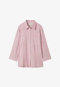 Unselected, pink white thin stripe