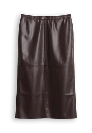 someday., SLIM FIT MID RISE - Kokerrok - mahogany