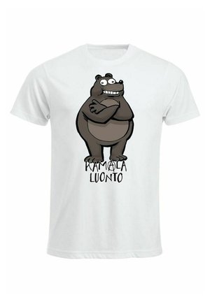 BEAR  - T-shirt print - white
