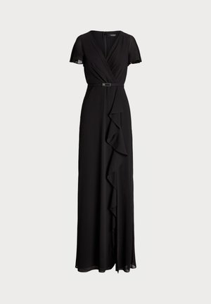 Lauren Ralph Lauren FARRYSH SHORT SLEEVE GOWN - Galajurk - black