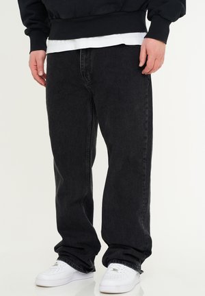 JEANS LOOSE-FIT STRAIGHT-LEG BAGGY BERLIN - Relaxed fit jeans - washed black