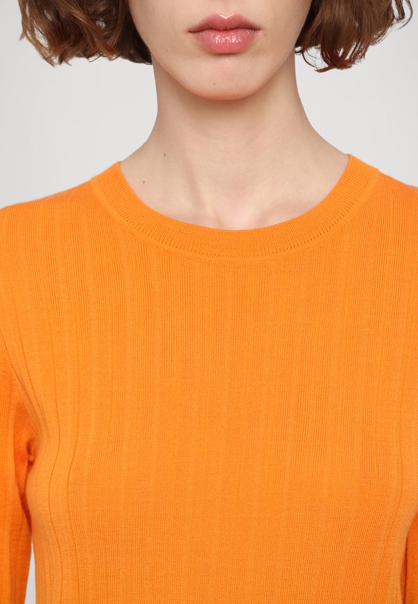 CREW NECK HALF SLEEVE - Jumper - pumpkin orange4