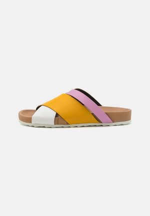 ALPHA - Mules - cappuccino/multicolor