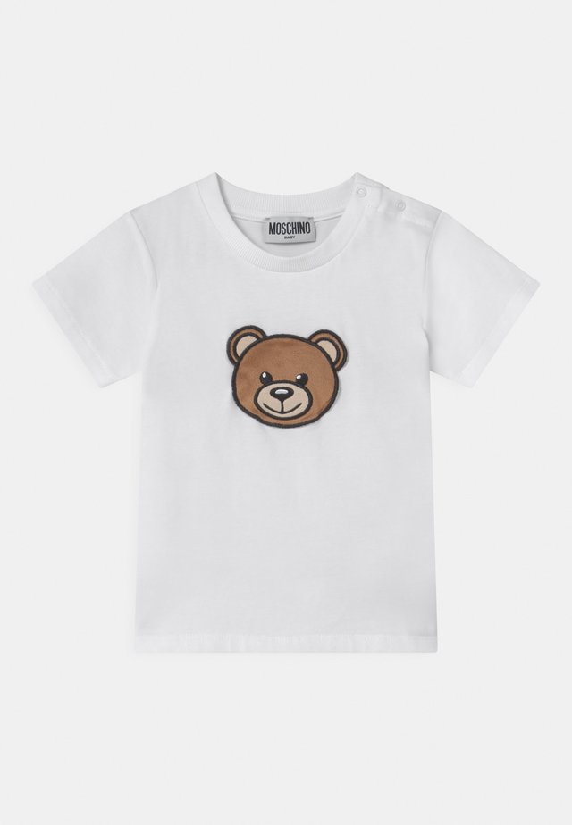 ADDITION UNISEX - Printtipaita - optic white