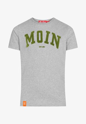 MOIN - T-shirt print - grey melange