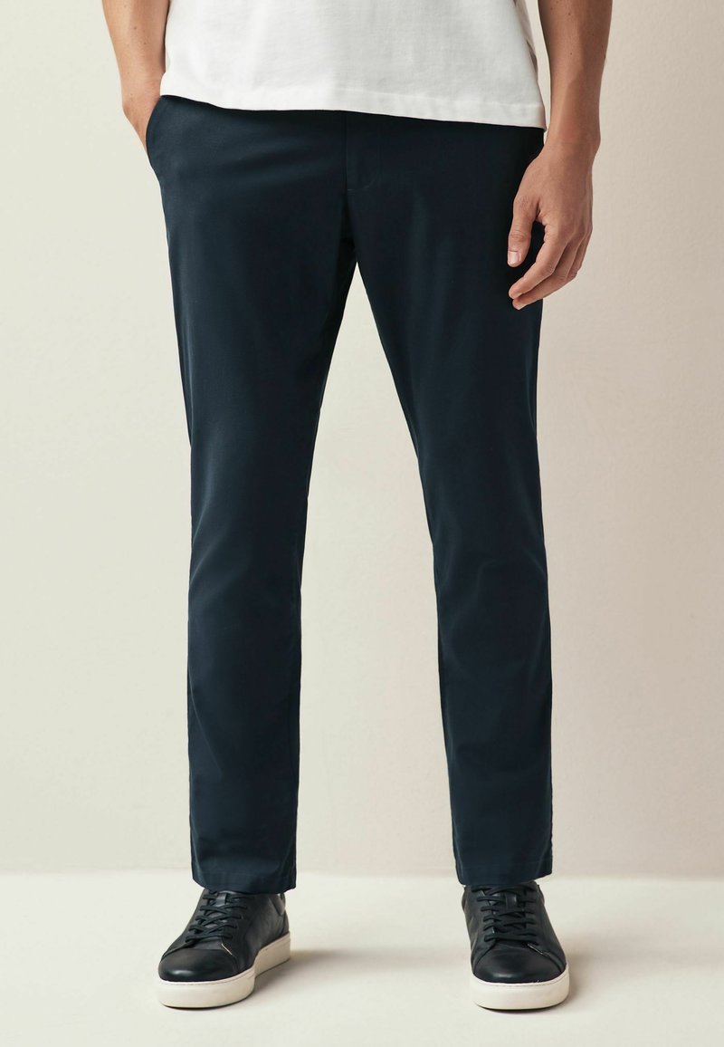 Next SLIM FIT TEXTURED - Nohavice chinos - navy blue