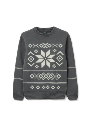 REGULAR FIT  - Maglione - white grey