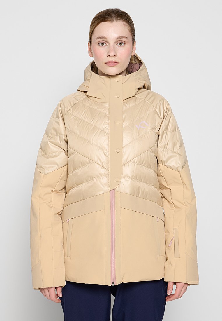 Kari Traa Gewatteerde jas beige Kari Traa Gewatteerde jas beige