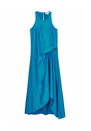 Reiss PETITE FIT MICAH DRAPE TUCK - Rochie maxi - blue
