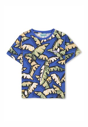 KENZO kids SHORT-SLEEVED - T-shirt imprimé - wave blue