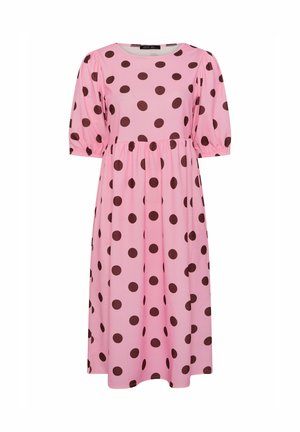 Yours Clothing, PLUS SIZE MAXI DRESSES - Jerseykjole - baby pink