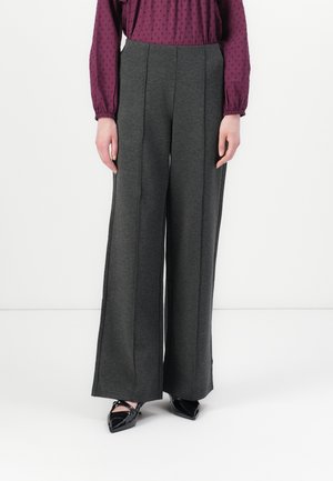VMEVA WIDE PULL ON PANT - Broek - dark grey
