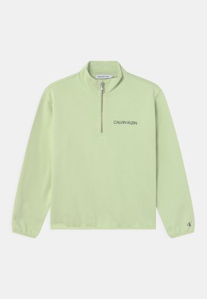 LOGO ZIP UNiSEX - Sweatshirt - seafoam green