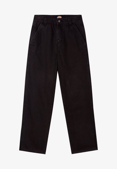 DUCK - Pantalon classique - stone washed black