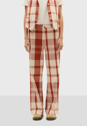 HERMIONE - Trousers - red