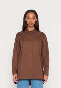 Envii CALATHEA  - Blusa com botões - chestnut