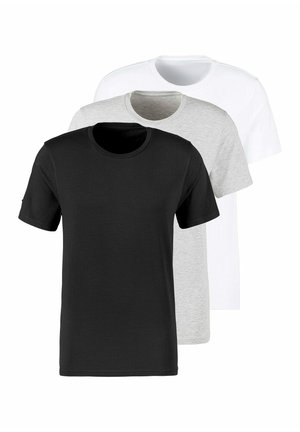 3 PACK - Basic T-shirt - schwarz