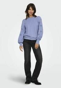 ONLY ONLFEMME PUFF EMBROIDERY - Felpa - tempest