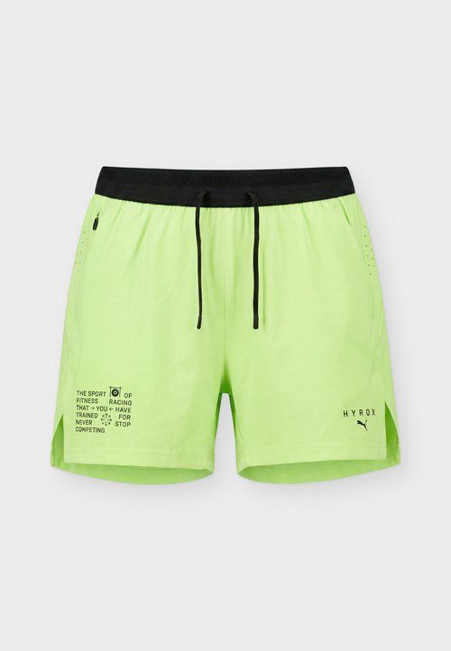 PUMA X HYROX SHORT - Sports shorts - sunny lime — photo 5