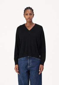 Repeat Strickpullover - black