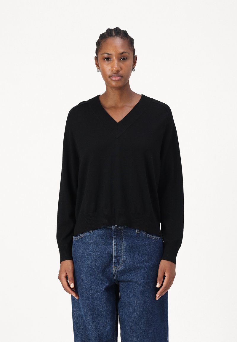 Repeat Strickpullover - black