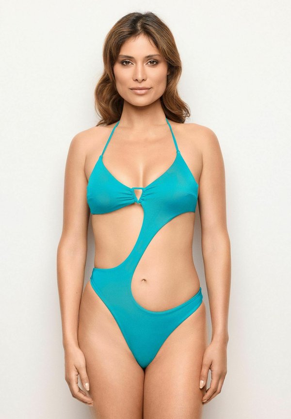 SHIRA  - Badeanzug - turquoise plain