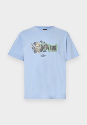 Santa Cruz ROSKOPP VOODOO ROOM FRONT UNISEX - Print T-shirt - fresh blue
