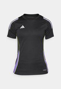 TIRO24 WOMEN - Sportska majica - black/purple rush