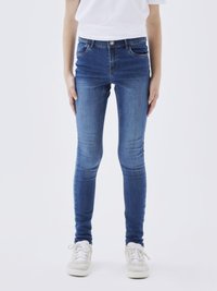 Name it - NKFPOLLY PANT  - Vaqueros pitillo - medium blue denim Imagen en miniatura 1