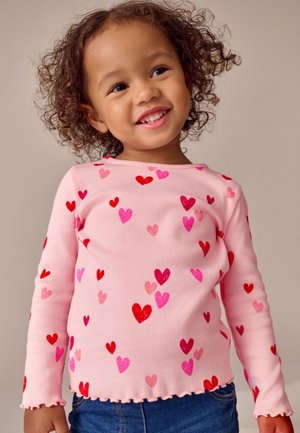 Next, REGULAR FIT - LONG SLEEVE - Langærmet T-shirt - pink heart