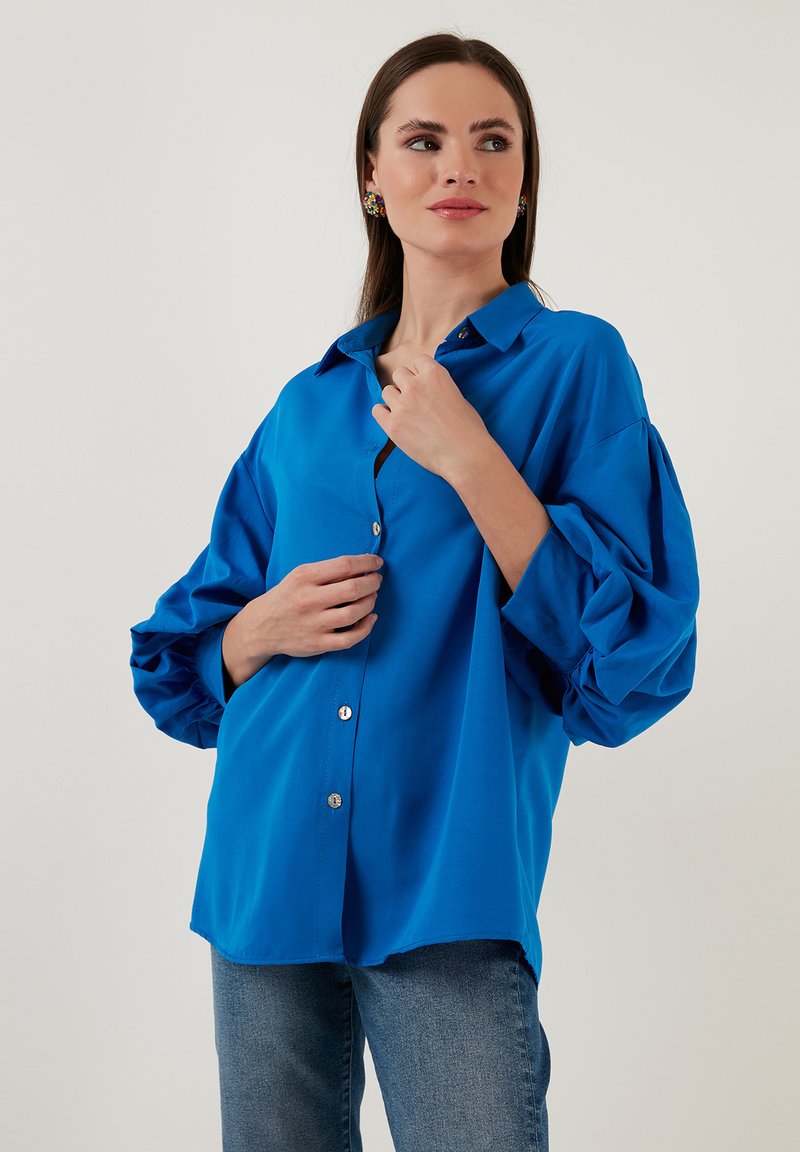 LELA LOOSE FIT - Pogājama blūze - royal blue