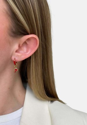 ByNouck, CRAB TOOTH - Earrings - red