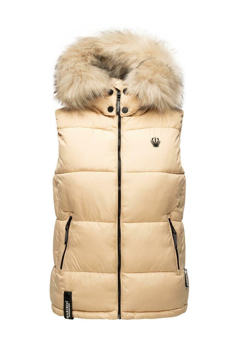 Damen Leichte Jacken | Marikoo Weste beige - GJ71659 Damen Leichte Jacken | Marikoo Weste beige - GJ71659