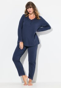 Ulla Popken SET - Pyjama set - dark violet